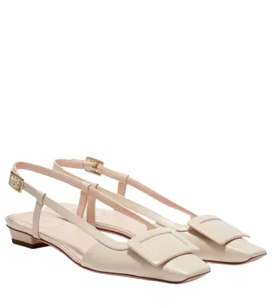 Roger Vivier Belle Vivier 25 leather ballet flats | Thumbnail 1