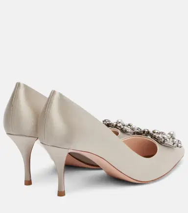 Roger Vivier Efflorescence 65 embellished satin pumps | Thumbnail 4 Roger Vivier Efflorescence 65 embellished satin pumps | Thumbnail 4