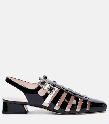 Roger Vivier Mini Très Vivier 25 patent leather sandals | Thumbnail 3 Roger Vivier Mini Très Vivier 25 patent leather sandals | Thumbnail 3