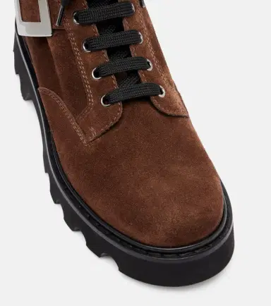 Roger Vivier Suede lace-up ankle boots | Thumbnail 4 Roger Vivier Suede lace-up ankle boots | Thumbnail 4