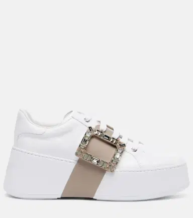 Roger Vivier Viv' Skate embellished leather sneakers | Thumbnail 2 Roger Vivier Viv' Skate embellished leather sneakers | Thumbnail 2