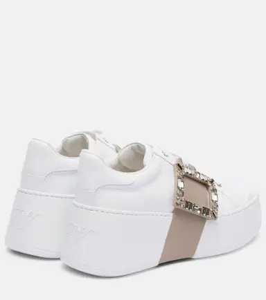 Roger Vivier Viv' Skate embellished leather sneakers | Thumbnail 3 Roger Vivier Viv' Skate embellished leather sneakers | Thumbnail 3