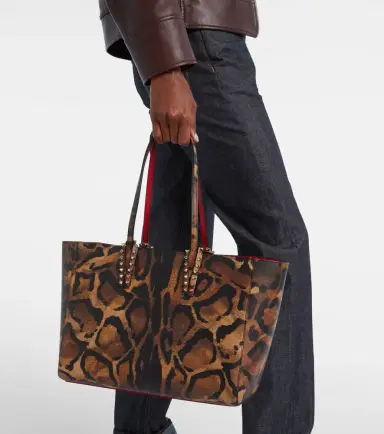 Christian Louboutin Leopard-print leather shopper | Thumbnail 4