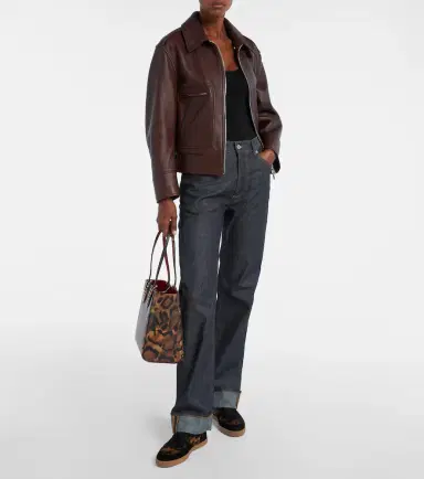 Christian Louboutin Leopard-print leather shopper | Thumbnail 5