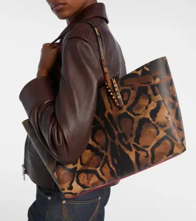 Christian Louboutin Leopard-print leather shopper | Thumbnail 6