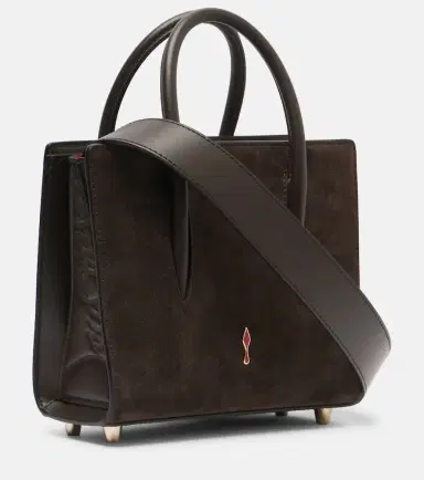 Christian Louboutin Paloma Small embellished suede tote bag | Thumbnail 2