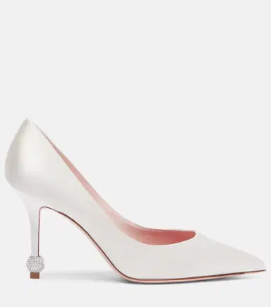 Roger Vivier Jewel 85 embellished satin pumps | Thumbnail 2