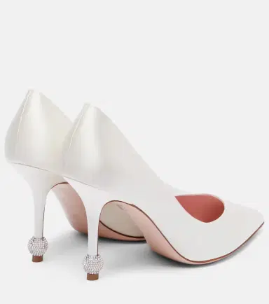 Roger Vivier Jewel 85 embellished satin pumps | Thumbnail 4