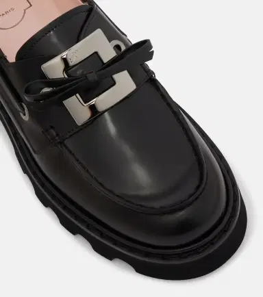 Roger Vivier Viv' Rangers Truck leather loafers | Thumbnail 4
