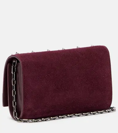 Christian Louboutin Paloma studded suede wallet on chain | Thumbnail 3 Christian Louboutin Paloma studded suede wallet on chain | Thumbnail 3