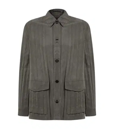 Giorgio Armani Canvas overshirt | Thumbnail 1 Giorgio Armani Canvas overshirt | Thumbnail 1