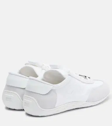 Roger Vivier Viv Low suede-trimmed sneakers | Thumbnail 4 Roger Vivier Viv Low suede-trimmed sneakers | Thumbnail 4