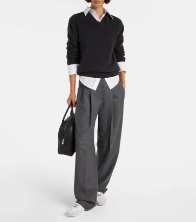 Roger Vivier Viv Low suede-trimmed sneakers | Thumbnail 5 Roger Vivier Viv Low suede-trimmed sneakers | Thumbnail 5
