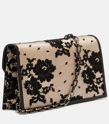 Christian Louboutin Loubi54 Small lace clutch | Thumbnail 3