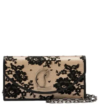 Christian Louboutin Loubi54 Small lace clutch | Thumbnail 1