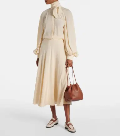 Loro Piana Sergio leather-trimmed penny loafers | Thumbnail 5 Loro Piana Sergio leather-trimmed penny loafers | Thumbnail 5