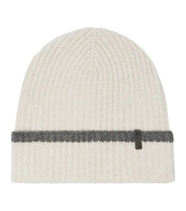 Brunello Cucinelli Monili cashmere beanie