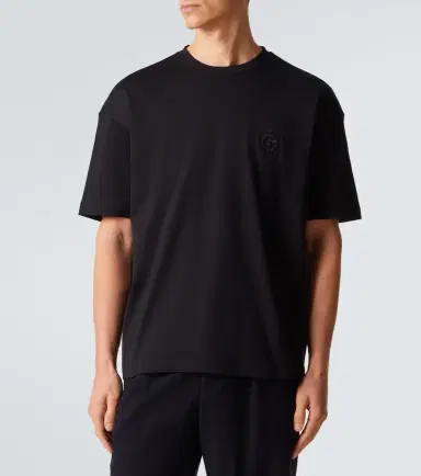 Giorgio Armani Cotton jersey T-shirt | Thumbnail 3