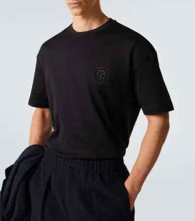 Giorgio Armani Cotton jersey T-shirt | Thumbnail 4