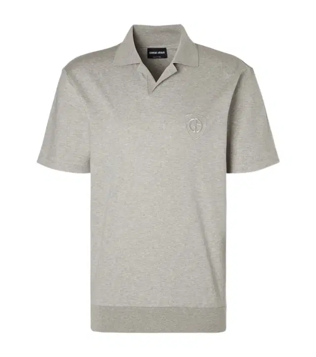 Cotton jersey polo shirt