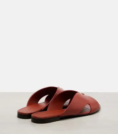 Loro Piana Vera leather slides | Thumbnail 4 Loro Piana Vera leather slides | Thumbnail 4