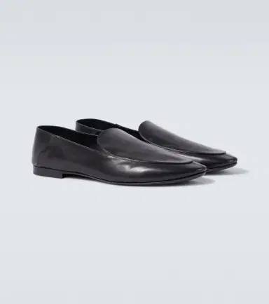 Saint Laurent Alain leather slippers | Thumbnail 4