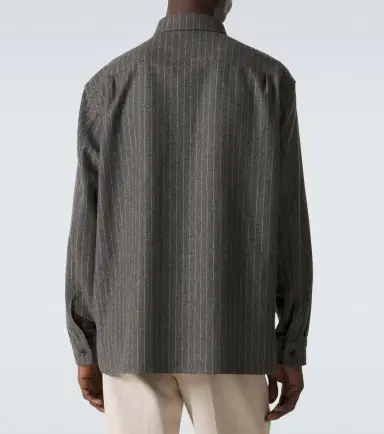 Ralph Lauren Purple Label Pinstripe wool shirt | Thumbnail 3 Ralph Lauren Purple Label Pinstripe wool shirt | Thumbnail 3