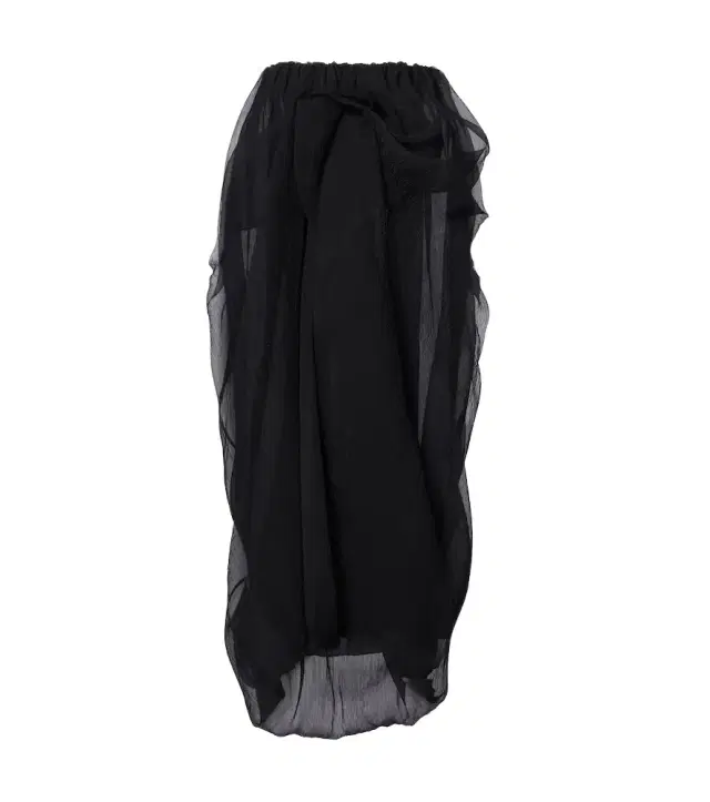 Magda Butrym Ruffled silk tulle maxi skirt
