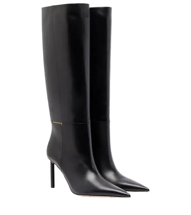 Tom Ford Julianne 85 leather knee-high boots