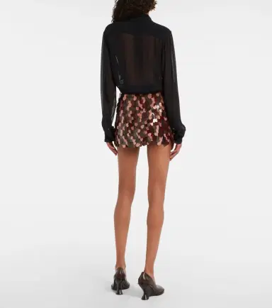 Dries Van Noten Sequined miniskirt | Thumbnail 3