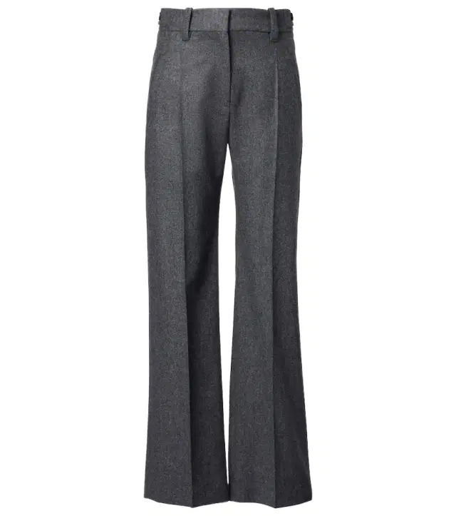 Brunello Cucinelli Pleated virgin wool straight pants