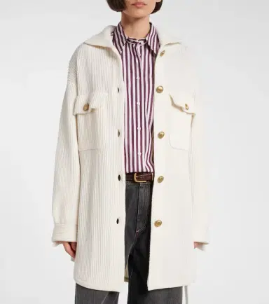 Brunello Cucinelli Belted wool, cashmere, and silk cardigan | Thumbnail 2