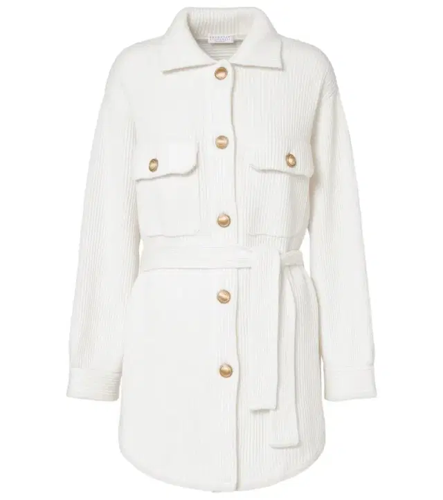 Brunello Cucinelli Belted wool, cashmere, and silk cardigan