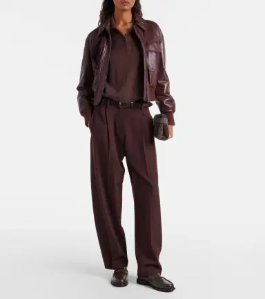 Brunello Cucinelli Wool and cotton straight pants | Thumbnail 5 Brunello Cucinelli Wool and cotton straight pants | Thumbnail 5