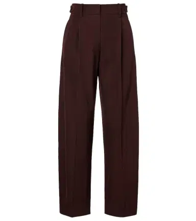 Brunello Cucinelli Wool and cotton straight pants | Thumbnail 1 Brunello Cucinelli Wool and cotton straight pants | Thumbnail 1