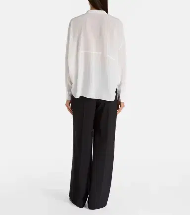 Brunello Cucinelli Monili silk blouse | Thumbnail 3