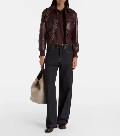 Brunello Cucinelli Mid-rise wide-leg jeans | Thumbnail 7