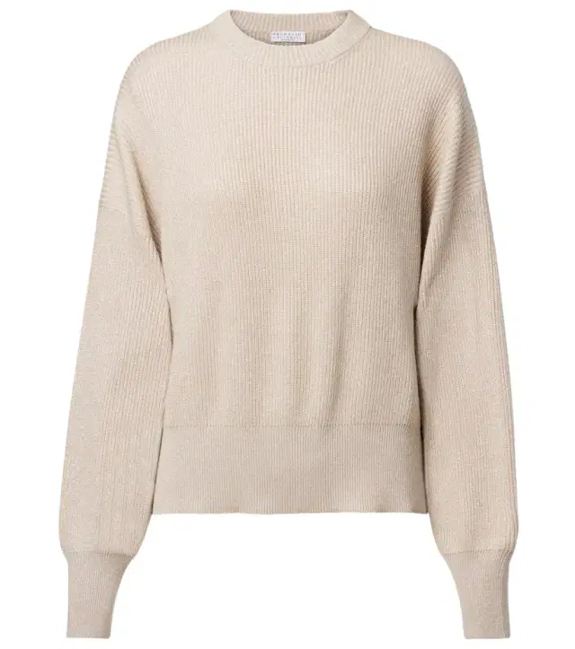 Brunello Cucinelli Ribbed-knit cashmere-blend sweater