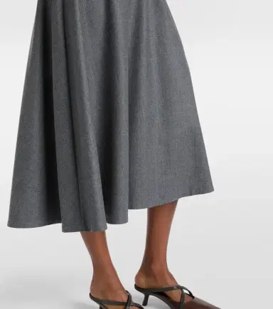 Brunello Cucinelli Virgin wool shirt dress | Thumbnail 4