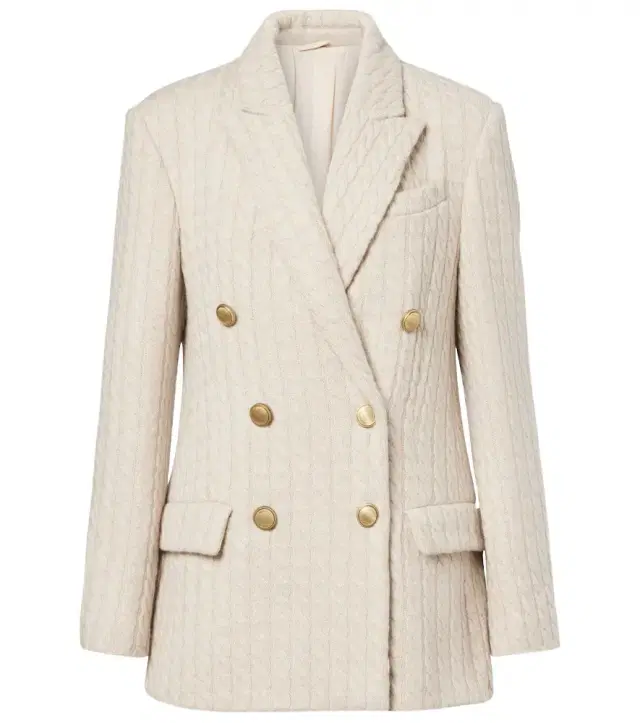 Brunello Cucinelli Monili cable-knit cashmere blazer