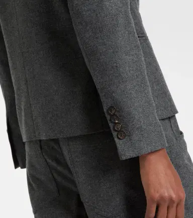 Brunello Cucinelli Wool and cashmere blazer | Thumbnail 2