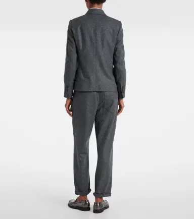 Brunello Cucinelli Wool and cashmere blazer | Thumbnail 4