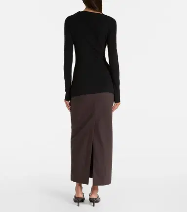 Brunello Cucinelli Monili gathered top | Thumbnail 3