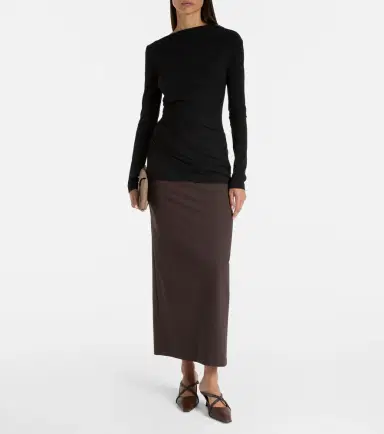 Brunello Cucinelli Monili gathered top | Thumbnail 5