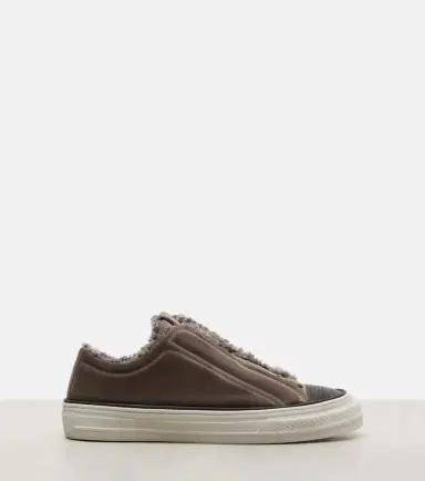 Brunello Cucinelli Monili suede slip-on shoes | Thumbnail 2 Brunello Cucinelli Monili suede slip-on shoes | Thumbnail 2
