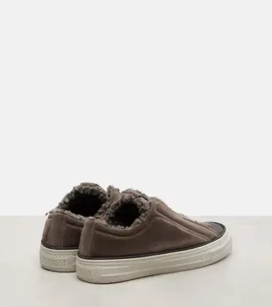 Brunello Cucinelli Monili suede slip-on shoes | Thumbnail 3 Brunello Cucinelli Monili suede slip-on shoes | Thumbnail 3