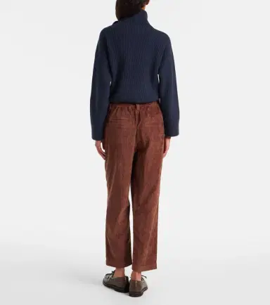 Brunello Cucinelli Cotton corduroy wide-leg pants | Thumbnail 2
