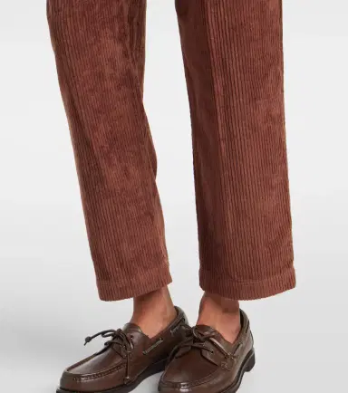 Brunello Cucinelli Cotton corduroy wide-leg pants | Thumbnail 6
