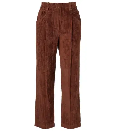 Brunello Cucinelli Cotton corduroy wide-leg pants | Thumbnail 1