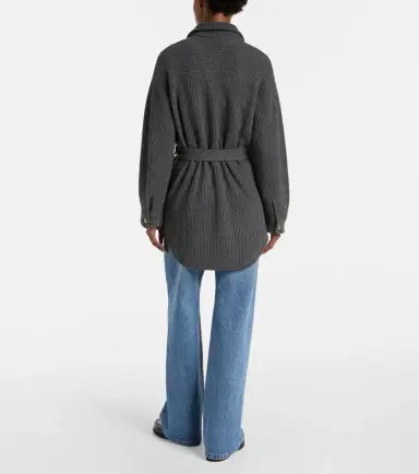 Brunello Cucinelli Wool, cashmere, and silk cardigan | Thumbnail 3